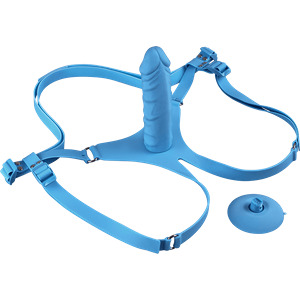 Silicone Strap-On System, 17,5 cm