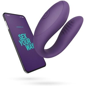 AMORELIE Joy »Salsa« App-gesteuerter Paarvibrator