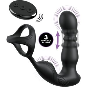 Analvibrator „Ass-Gasm Slide & Glide“ mit Perlenmassage