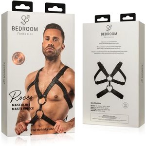 Rocco Bondage-Harness - Schwarz