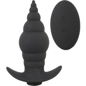 Analplug „Bulbous butt plug“, 9 Vibrationsmodi per kabelloser Fernbedienung