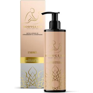 BodyGliss - Massageöl und Gleitmittel in 1 Erdbeere & Champagner - 150 ml