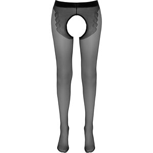 Strumpfhose ouvert mit eingewebtem Tanga