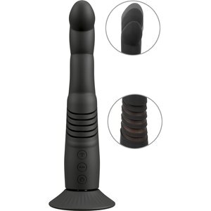 Stoßvibrator „G and P-Spot“ mit abschraubbarem Saugfuß