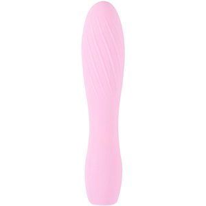 Minivibrator rosa mit Stimulationsrillen