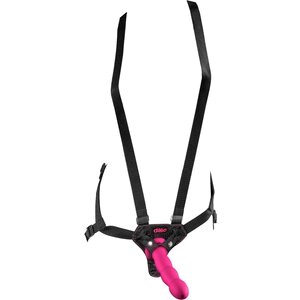 Harness „6“ strap-on suspender harness set“, 19 cm