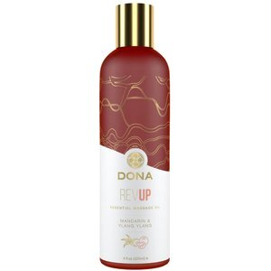 Dona - Ätherisches, veganes Massageöl Rev Up Mandarine & Ylang Ylang