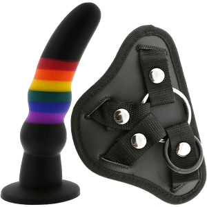 Strap On Solid Dildo, 18 cm