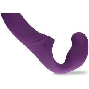 Trägerloser Strap-on-Vibrator - Lila