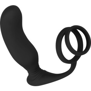 Analvibrator mit Penisring, 12,2 cm