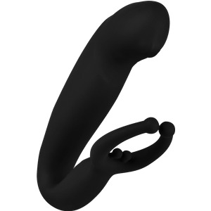 Analvibrator mit Penisring, 13 cm