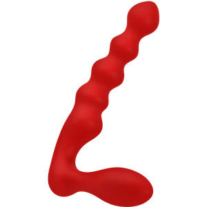 Doppeldildo mit Struktur aus Silikon, 32 cm