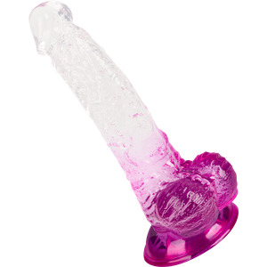 Flexibler Naturdildo mit Saugfuß, 20,5 cm