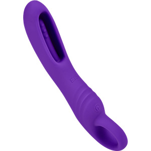 G-Punkt-Vibrator mit Klopf-Funktion, 18,5 cm