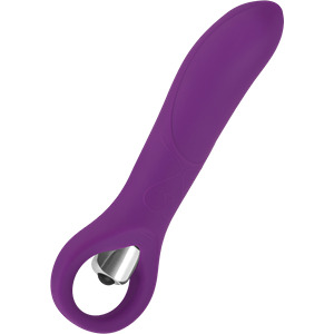 G-Spot Silikon-Vibrator mit Haltering