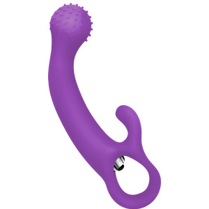 G-Spot Silikonvibrator mit Noppen, 18 cm