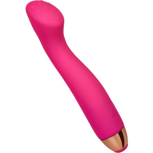 Genoppter G-Punkt-Vibrator aus Silikon, wiederaufladb., 18 cm