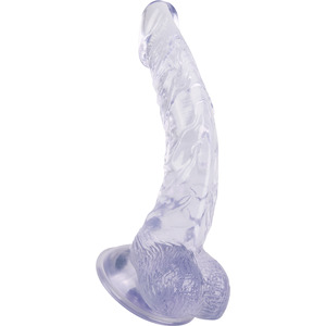 Naturdildo mit Saugfuß, 22 cm