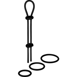 Penisring-Set aus Silikon, 4 Teile, 3 - 6 cm