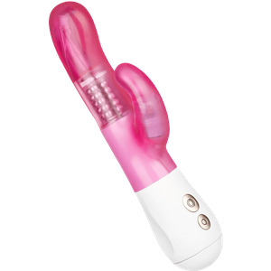 Rabbit-Perlenvibrator, 22 cm