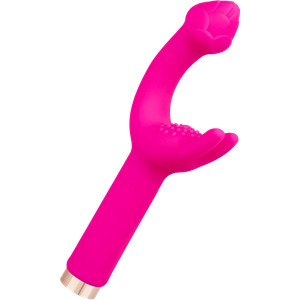 Rabbitvibrator aus Silikon, 18,7 cm