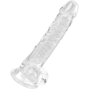 Transparenter Naturdildo, Größe S, 19 cm