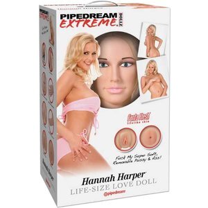 Liebespuppe "Hannah Harper" mit 3-D Gesicht