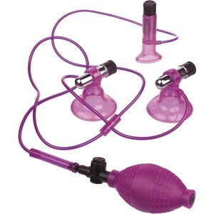 Nippel- und Klitorissauger „Vibrating Triple Suckers“, mit Vibration