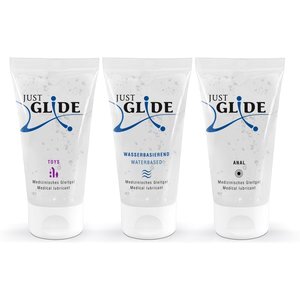 3-teiliges Gleitgel-Set „Just Glide“