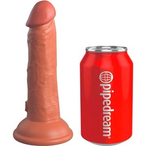 Naturdildo „6“ Dual Density Silicone Cock“ mit extra starkem Saugfuß