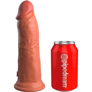 Naturdildo „8“ Dual Density Silicone Cock“ mit extra starkem Saugfuß