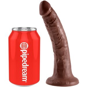 Naturdildo 7" Cock mit Saugfuß