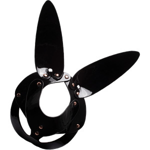 High Gloss Bondage Bunny Mask