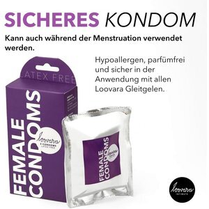 Loovara Intimate - Latexfreie Kondome für Frauen - 18 Stück