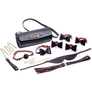 Luxus BDSM-Set mit Reisetasche "Bow"