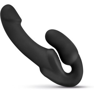 No-Parts - Morgan halterloser Strap-On Dildo - 22 cm - Schwarz