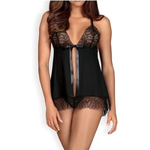 Babydoll mit Satinschleife plus Tanga