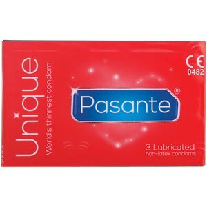 Pasante Unique Latexfreie Kondome 3 Stück