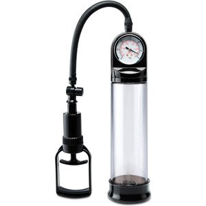 Penispumpe „Accu-Meter Power Pump“, mit Druckmesser