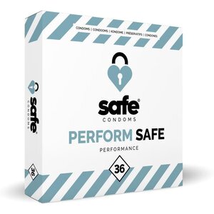 SAFE – Kondome für Orgasmusverzögerung – Performance– 36 Stück