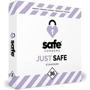 SAFE – Kondome mit silikonbasiertem Gleitmittel – Standard – 36 Stück