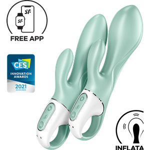 Satisfyer Air Pump Bunny 5 Connect App, 20,5 cm, mit App