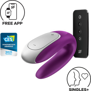 Satisfyer Double Fun Connect App, 9,5 cm, mit Fernbedienung