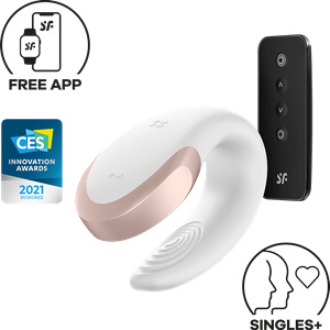 Satisfyer Double Love Connect App, 8,5 cm, mit Fernbedienung