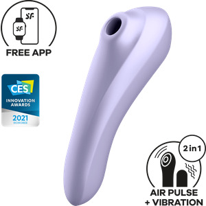 Satisfyer Dual Pleasure Connect App, Vibrator + Druckwellen