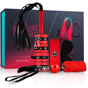 Secret Pleasure Chest »Red Dragon« BDSM Set