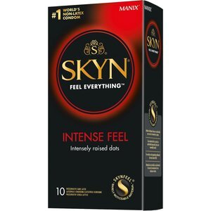 Latexfreie Kondome „Intense Feel“, genoppt