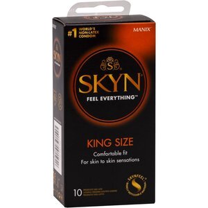 Latexfreie Kondome „King Size“, extra groß