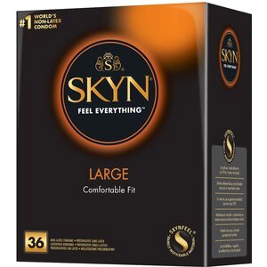 Latexfreie Kondome „Skyn Large“, extra groß