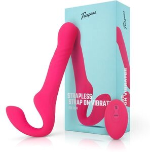 Teazers Strapless Strap-on-Vibrator - Rosa